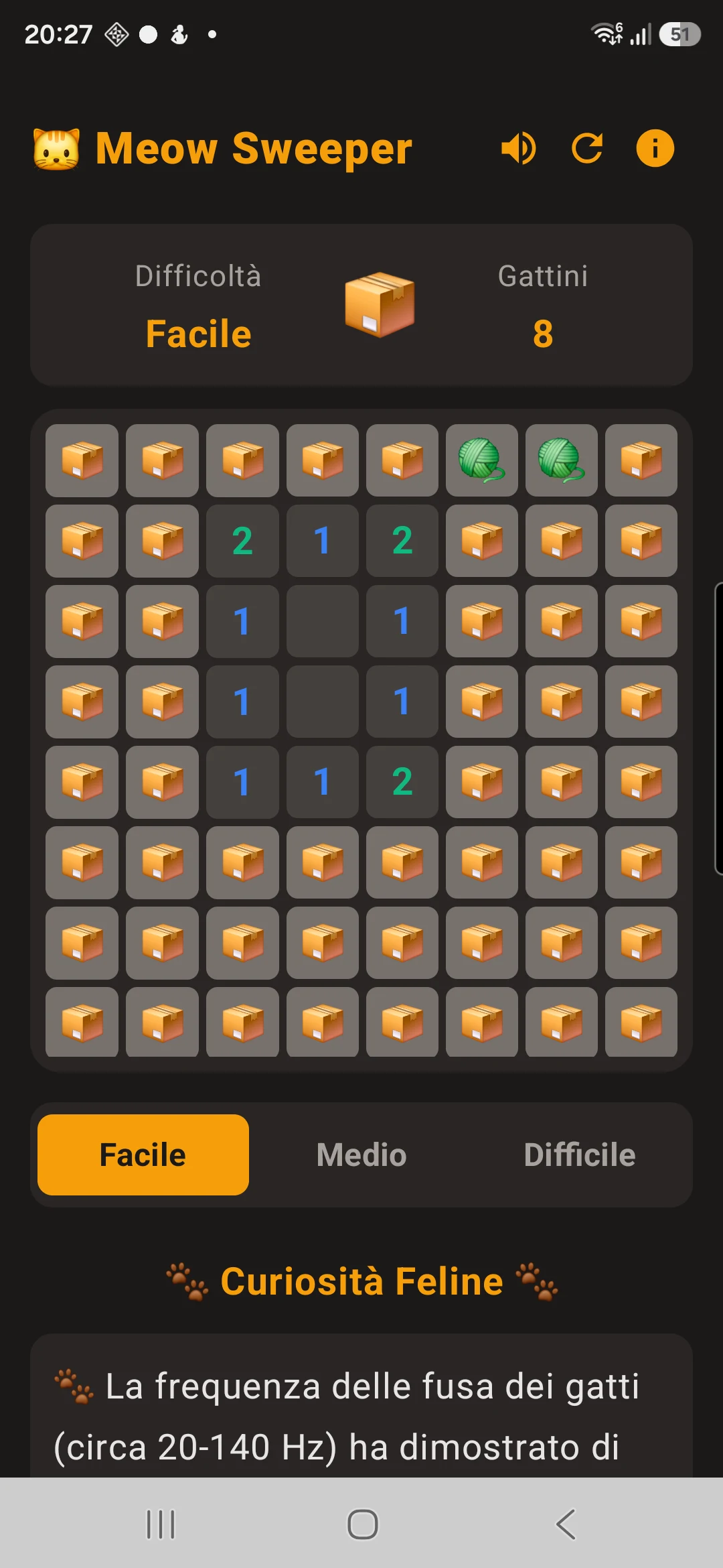 Meow Sweeper screenshot