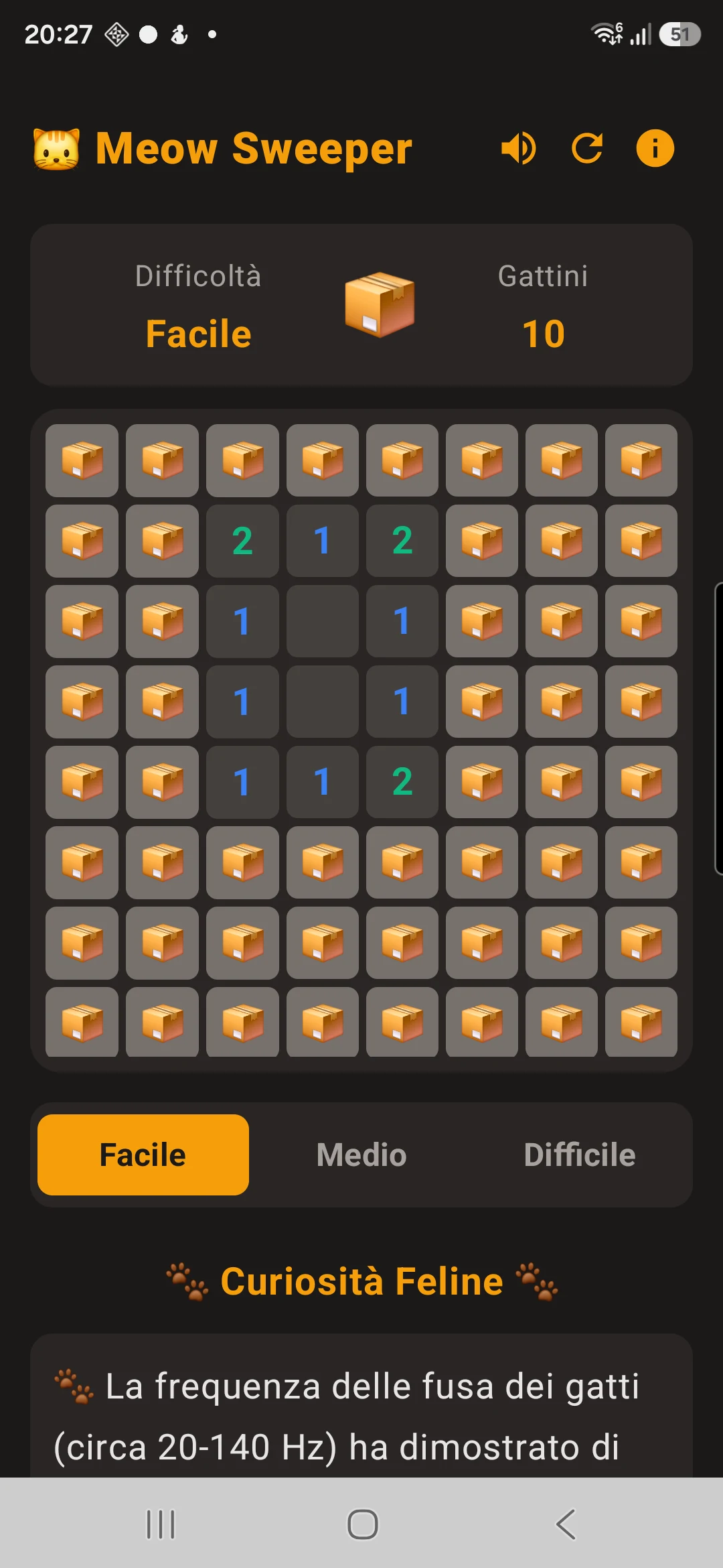 Meow Sweeper screenshot