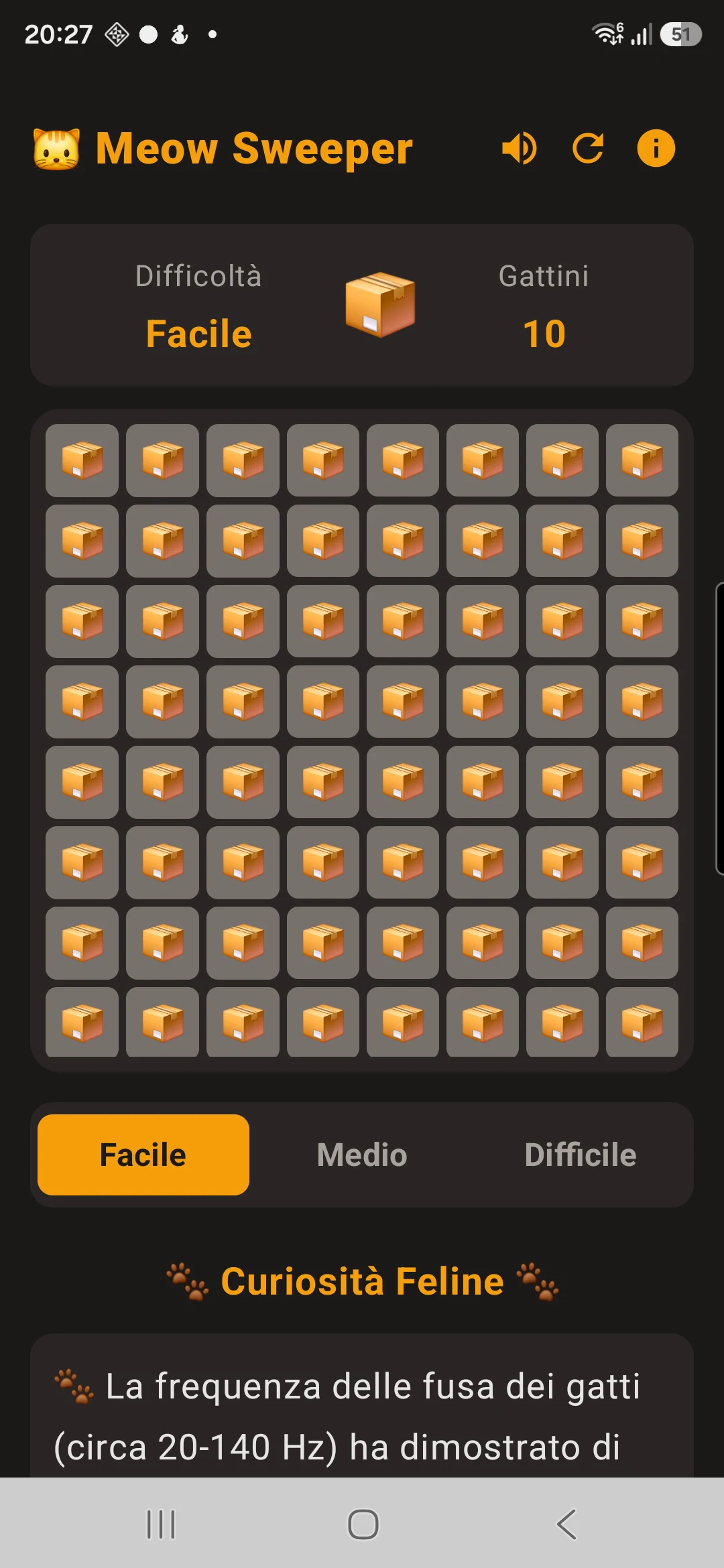 Meow Sweeper screenshot