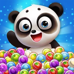 Ícone de Panda Fruit Bubble Pop Shoot